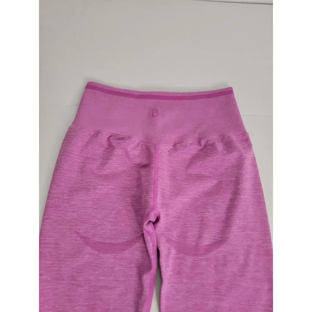 Buffbunny Activewear Matching Set SZ Large Leggings Sport Bra Pink